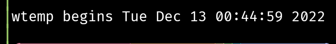 wtmp begins Tue Dec 13 00:44:59 2022